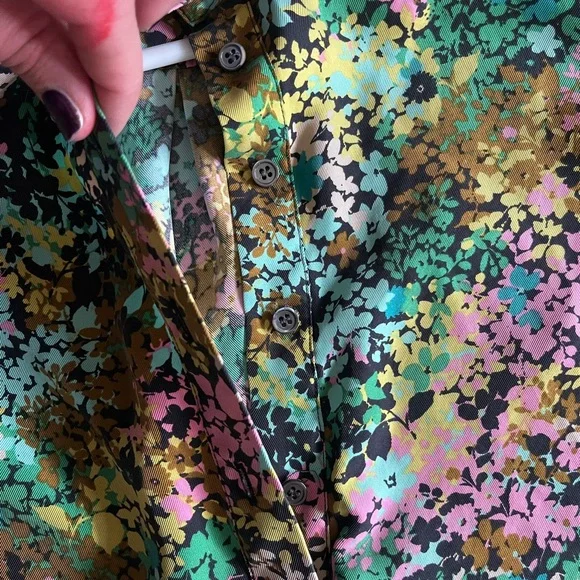 J. Crew Floral dress size 00 - Picture 5 of 6